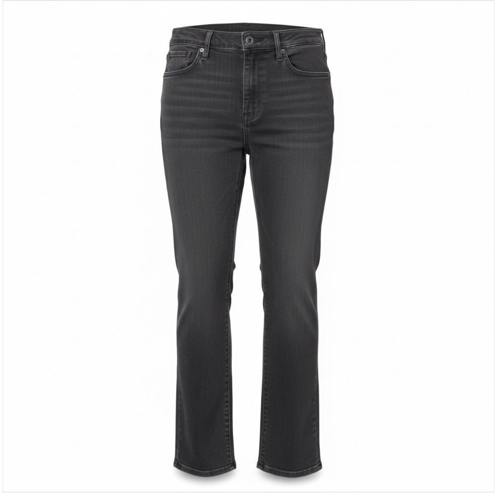 Levi’s Women Classic Straight Jeans 31x29 Gray Denim High Rise Casual Chic